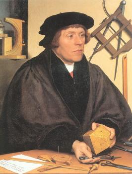 Hans The Younger Holbein : Portrait of Nikolaus Kratzer